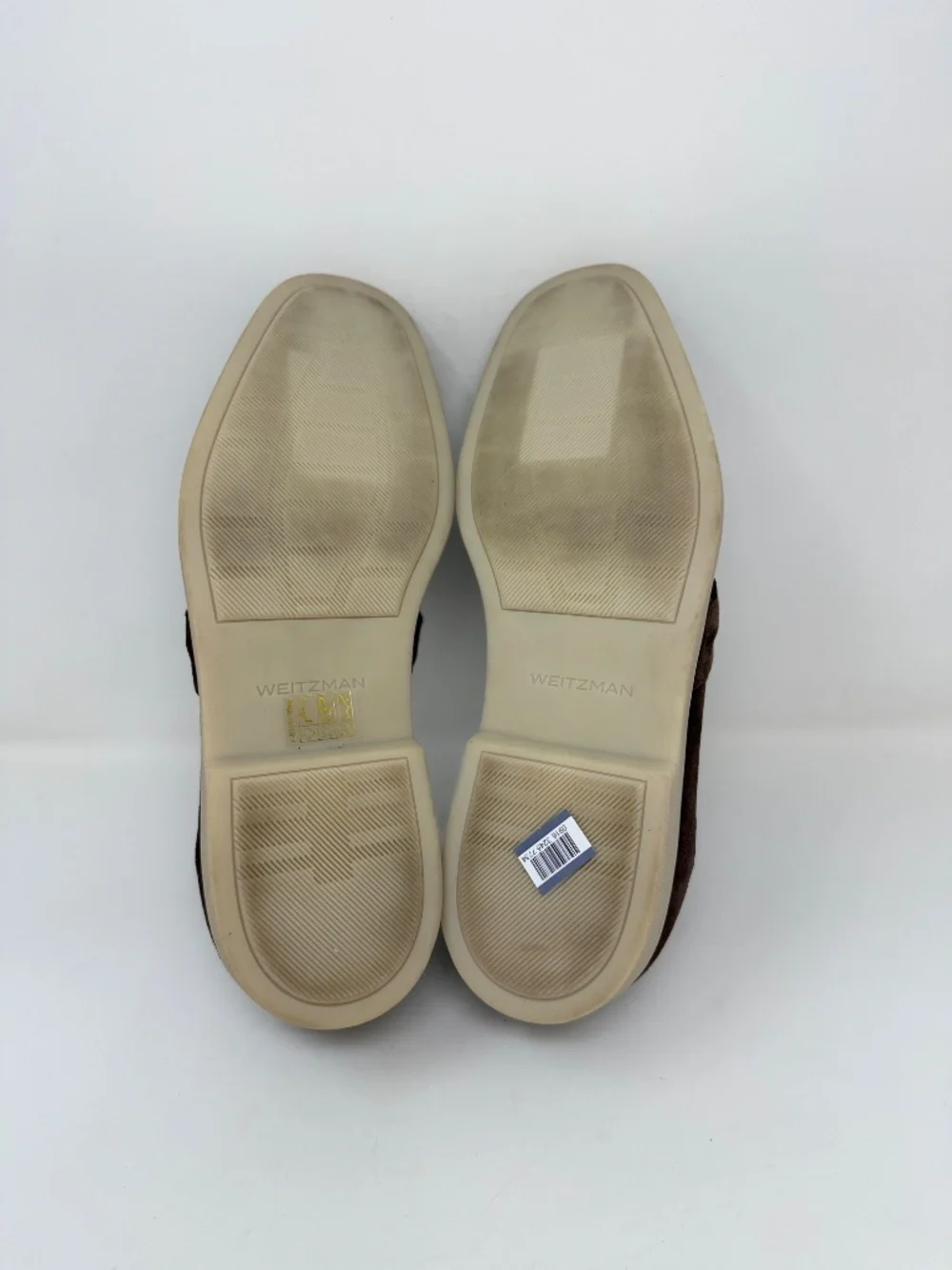 New Stuart Weitzman Aurelio Loafer Dark Brown Suede Sz 10.5
